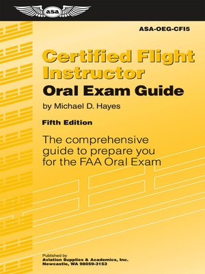 Certified Flight Instructor Oral Exam Guide By Michael D